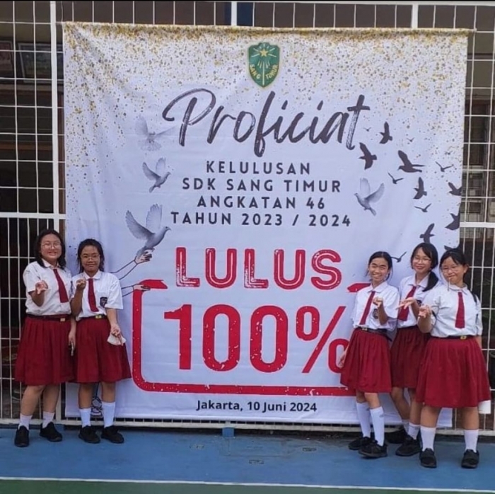 PESERTA DIDIK KELAS 6 ANGKATAN 46 LULUS 100%