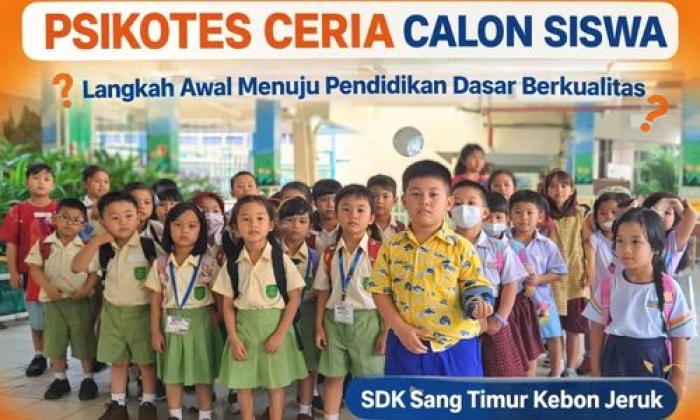 Psikotes Ceria Calon Siswa